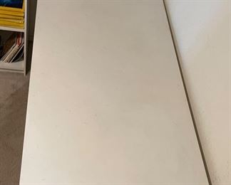 White Formica Desk	28x64x29in	HxWxD
