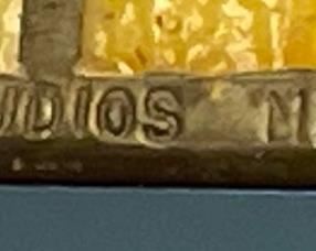 Authentic Tiffany Studios New York 1470 Lamp Shade Lemon Swirling Leaf	8.5H x18.25in diameter	
