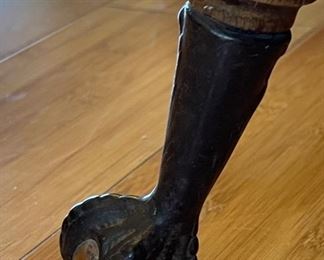 Antique Swivel Claw & Ball Piano Stool High Back Chair Holtzman & Son	35x15.5x17.5	HxWxD
