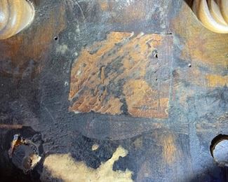 Antique Swivel Claw & Ball Piano Stool High Back Chair Holtzman & Son	35x15.5x17.5	HxWxD
