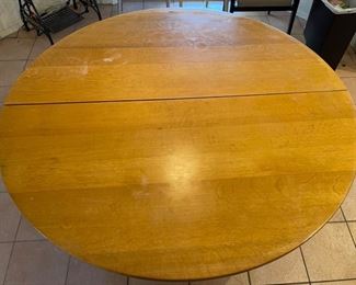 Antique Arts & Crafts Dining Table	29.5in  H x 60in Diameter	
