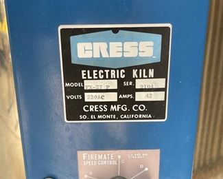 Cress FX-27 P Electric Kiln	41x31x33in	HxWxD
