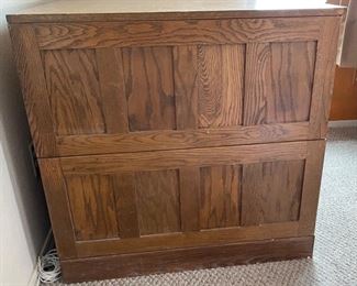 Antique Hamilton Oak  Architect/Artist Cabinet 10-Drawer Blueprint/Map Flat File Cab	33x46x36in	HxWxD
