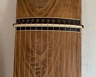 Japanese Koto Stringed Instrument Zither	75x10x4in	HxWxD
