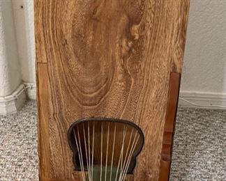 Japanese Koto Stringed Instrument Zither	75x10x4in	HxWxD
