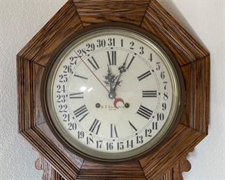 HC Clockmakers Calendar Clock Regulator	38x14x4.5in	HxWxD
