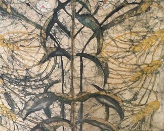 Summer Batik Art	45x30x1.5in	HxWxD
