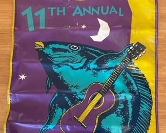 1995 Santa Monica Pier Advertising Banner Twilight Dance Series flag	35x94in	
