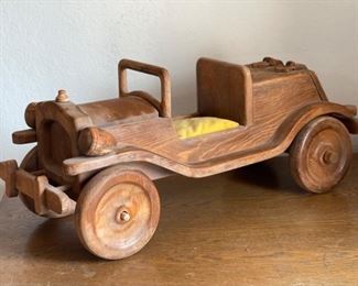 Hand Made Wood Automobile Doug Gavin Master Toymaker	13x12.5x31.5in	HxWxD

