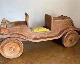 Hand Made Wood Automobile Doug Gavin Master Toymaker	13x12.5x31.5in	HxWxD
