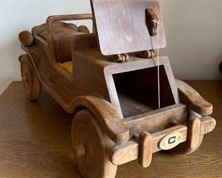 Hand Made Wood Automobile Doug Gavin Master Toymaker	13x12.5x31.5in	HxWxD
