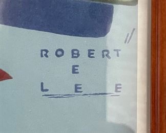 1932 Road Map Shell  Framed Poster	20x26.5in	HxWxD
