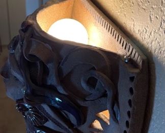 Gilchrist Ceramic Sconce Art Face pottery Studio Art	10x12x5in	HxWxD
