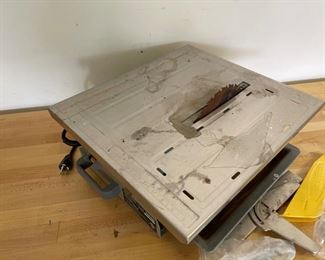 Work force tile saw model THD550		
