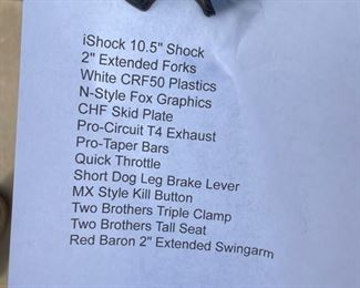 2003 Honda XR50 Pit Bike Lots Of Mods	 	
