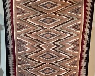 6ft Authentic Navajo Eye Dazzler Rug Native American	76x54in	HxWxD
