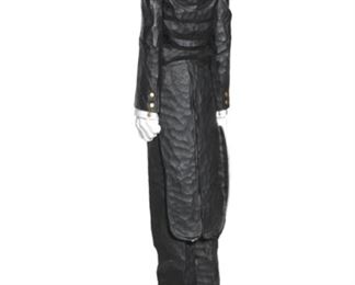 Jack Dowd Haversham the Butler 1988 Sculpture Life-size  hydrocal cement Hawes	67x14x12in	HxWxD
