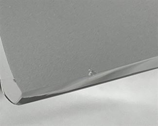 2pc Daum France Crystal Geometric Triple Cube Sculpture PAIR	3.5x7.5x7.75in	HxWxD
