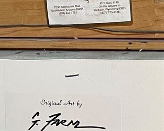 Original Art Gerald Farm Cinnamon Native American Woman Painting	Frame: 21.5x25.5in. Art: 12x16in	
