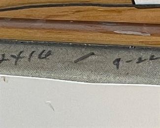 Original Art Gerald Farm Cinnamon Native American Woman Painting	Frame: 21.5x25.5in. Art: 12x16in	
