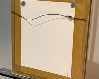 Original Art Harley Brown Pastel Painting	Frame: 16x13.5in Art:8x6in	
