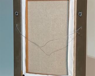 Original Art Wilson J Ong Nude Oil Painting	Frame: 30.5x22.5in. Art: 24x16in	
