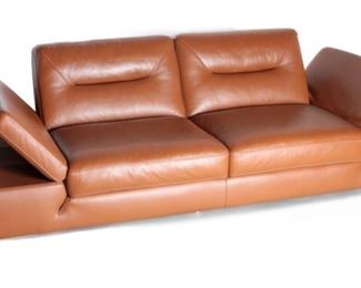 Contemporary Leather W Schillig Sofa Couch Loveseat Chiara	33x93x36in	HxWxD
