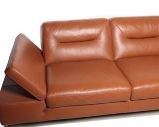 Contemporary Leather W Schillig Sofa Couch Loveseat Chiara	33x93x36in	HxWxD

