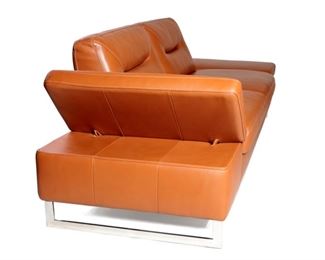 Contemporary Leather W Schillig Sofa Couch Loveseat Chiara	33x93x36in	HxWxD
