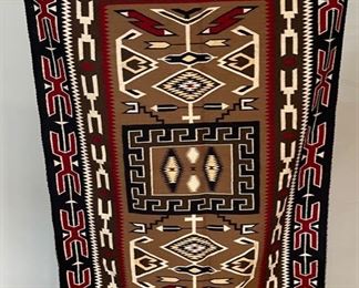 5ft Authentic Navajo Rug Native American	60x40.5in	
