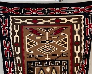 5ft Authentic Navajo Rug Native American	60x40.5in	
