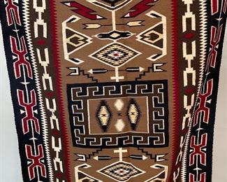 5ft Authentic Navajo Rug Native American	60x40.5in	
