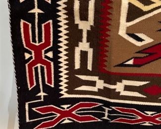 5ft Authentic Navajo Rug Native American	60x40.5in	

