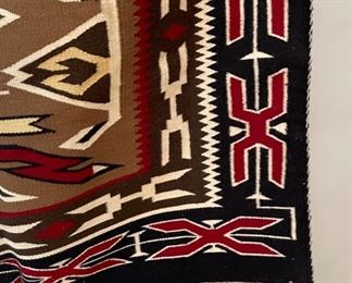 5ft Authentic Navajo Rug Native American	60x40.5in	
