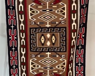 5ft Authentic Navajo Rug Native American	60x40.5in	
