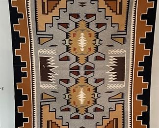 5ft2in Authentic Navajo Rug Native American	62x46.5in	
