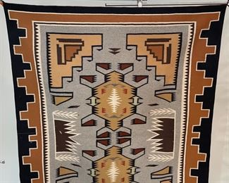 5ft2in Authentic Navajo Rug Native American	62x46.5in	
