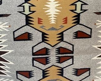 5ft2in Authentic Navajo Rug Native American	62x46.5in	
