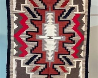 4ft Authentic Navajo Rug Native American	48x30.25	
