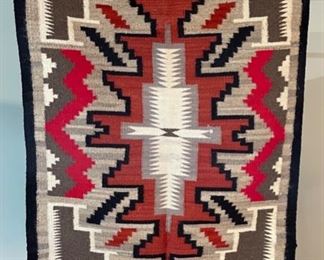 4ft Authentic Navajo Rug Native American	48x30.25	
