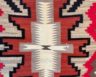 4ft Authentic Navajo Rug Native American	48x30.25	
