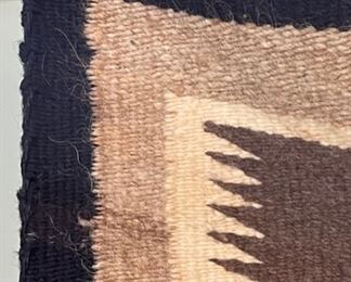 4ft Authentic Navajo Rug Native American	48x30.25	
