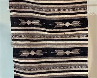 Mexican Handmade Blanket Rug	56x29in	
