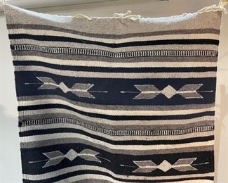 Mexican Handmade Blanket Rug	56x29in	
