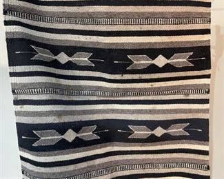 Mexican Handmade Blanket Rug	56x29in	

