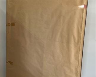 Vintage Original Bernard Villemot Bally  Femme Blonde  Framed Lithographic Poster IMR IPA 94500 Champigny  La femme en noir.	Frame: 65x49.25x1in	HxWxD
