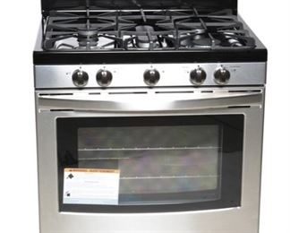 Kenmore 5.6 cu. ft. Gas Range w/ Convection Oven - Stainless Steel	47x30x28in	HxWxD
