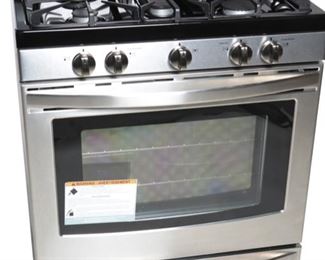 Kenmore 5.6 cu. ft. Gas Range w/ Convection Oven - Stainless Steel	47x30x28in	HxWxD
