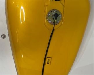 Harley Davidson 124 CI Gas Tank Yellow	12x16.5x22in	HxWxD
