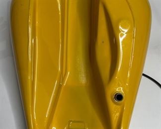 Harley Davidson 124 CI Gas Tank Yellow	12x16.5x22in	HxWxD
